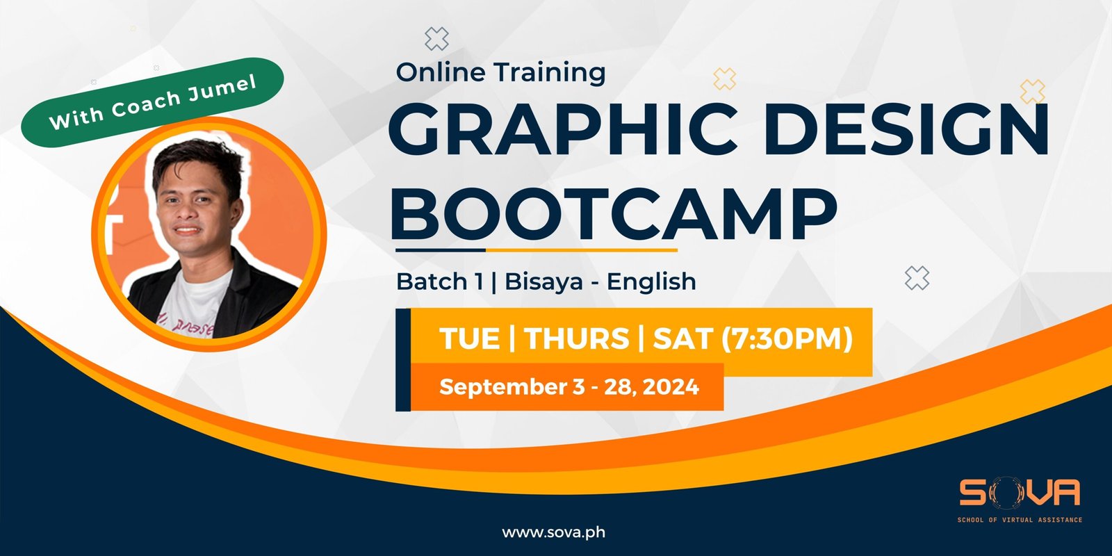 Batch 1 – 4-Week Online Graphic Design Bootcamp by Coach Jumel – September 3 – Bisaya – English