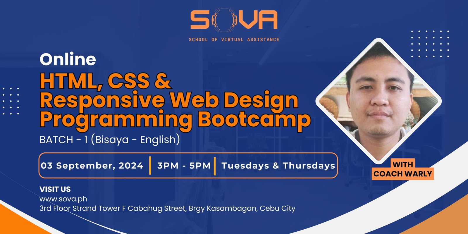 Batch 1 – 4-Week Online HTML, CSS & Responsive Web Design Programming Bootcamp by Coach Warly – September 3 | Bisaya-English