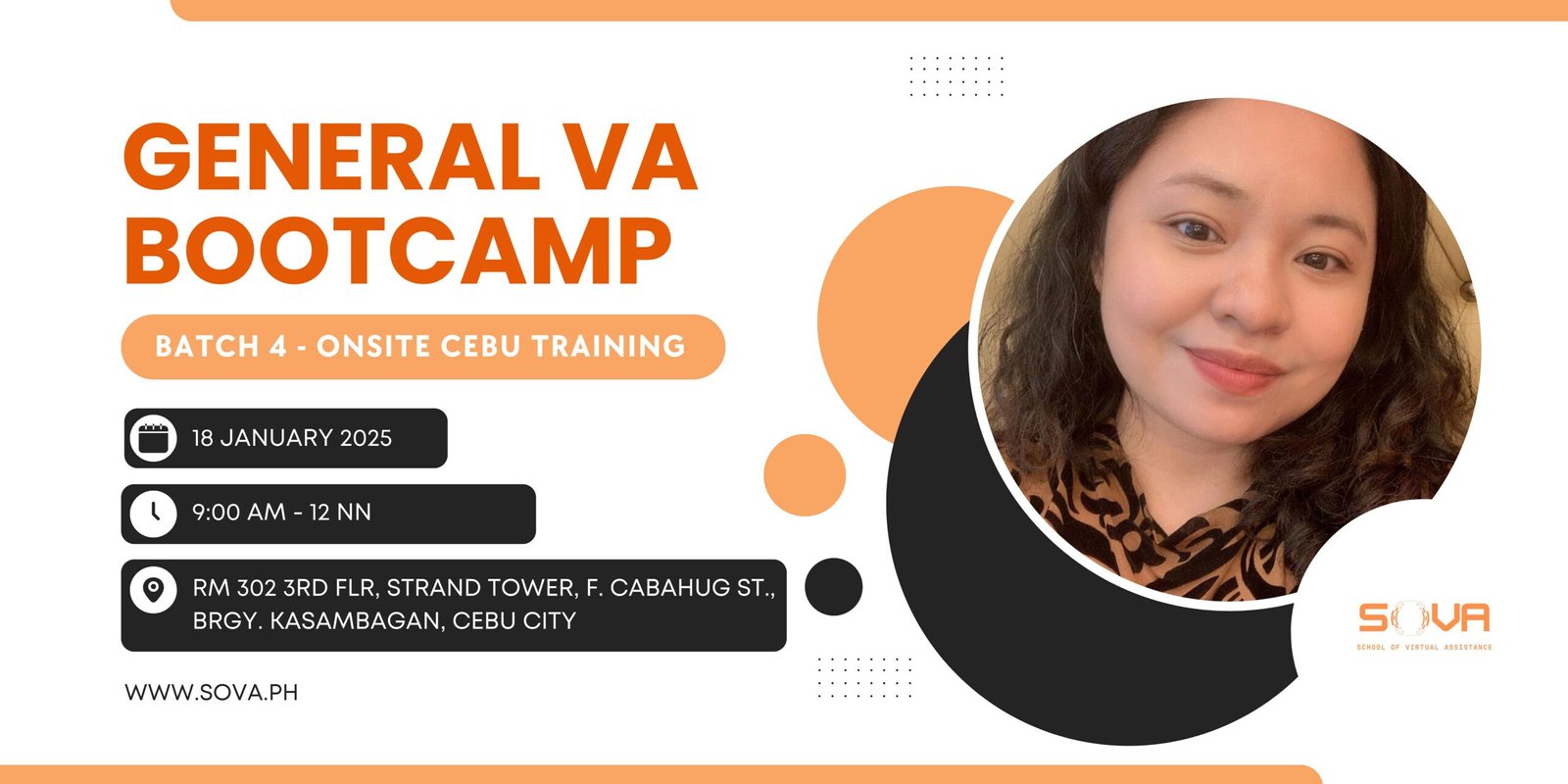 Batch 4 – 4 Week General Virtual Assistant Face-to-Face Training with Coach Katherine – January 18, 2025 – February 8, 2025