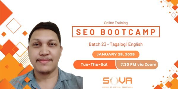 Batch 23 - 4-Week Online SEO Bootcamp by Coach Leandro - January 28, 2025 - Tagalog English